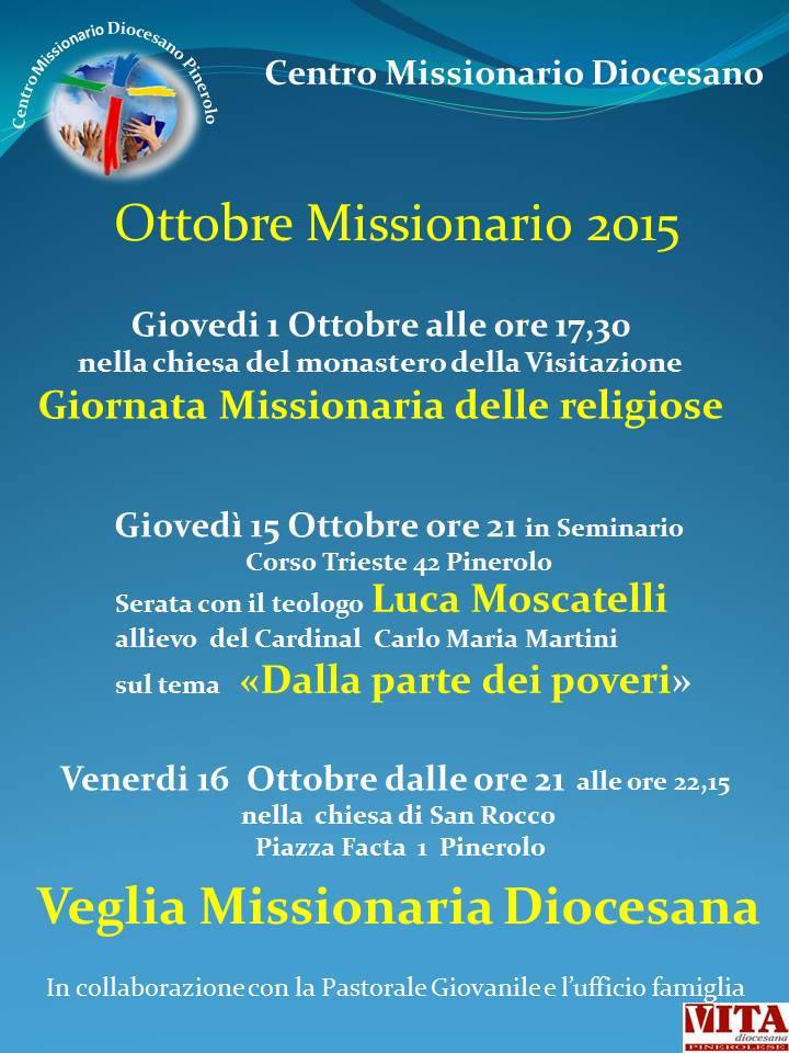 Locandina Veglia Missionaria 2015