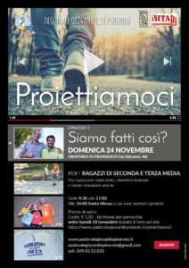 Formazione Medie "Proiettiamoci" - Primo incontro "Siamo fatti così?" - 24 novembre