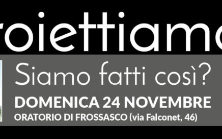 Formazione Medie "Proiettiamoci" - Primo incontro "Siamo fatti così?" - 24 novembre